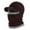 Coffee, variant on Baqcunre Balaclava Women,Winter Knitted Hat Warm Cycling Ski Women Windproof Hood Heavyweight Thermal Black