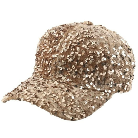 Yokua Rhinestones Decorated Baseball Hat Windproof Protecting Hat Vintage Hat