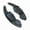 Black, variant on Auto Steering Wheel Paddle Shifter Extension Gears Paddles for Automotives-