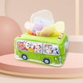 thumbnail image 4 of Caja de pañuelos para bebé con 10 toallas de mano, cajón ocupado, papel de juego, pañuelos para tirar, actividades para aprender el desarrollo del beb verde, 4 of 8