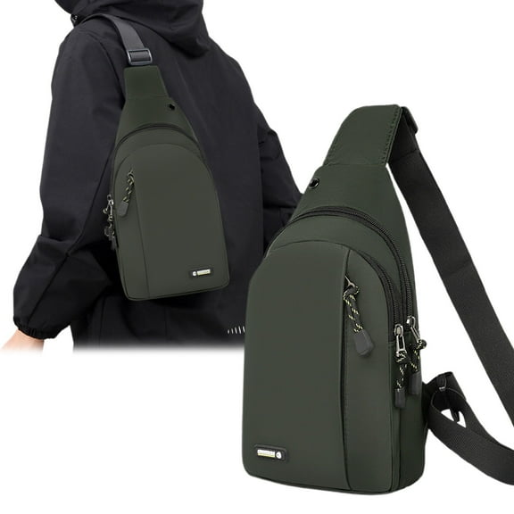 Sling Bag for Women Men QTOCIO Fashion Casual Large Capacity Crossbody Bag Splashproof Trend Travel Shoulder Bag Chest Bag