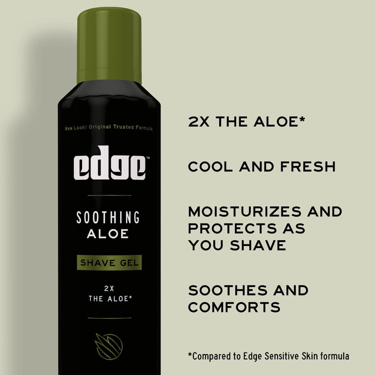 Edge Soothing Aloe Shave Gel for Men, 7 oz photo 5