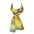 thumbnail image 2 of Wrapables® Vibrant 100% Silk Long Scarf 51" x 10.5", Dragonflies, 2 of 4