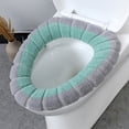 thumbnail image 5 of Double Color Soft Toilet Seat Cover Pad Warmer Stretchable Thicker Washable Cloth, 5 of 5