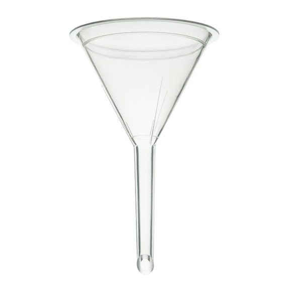Filter Funnel, 2" - Polyethylene Plastic - Resistant to Acids & Alkalis - Great for Laboratory, Classroom or Home Use - Eisco Labs