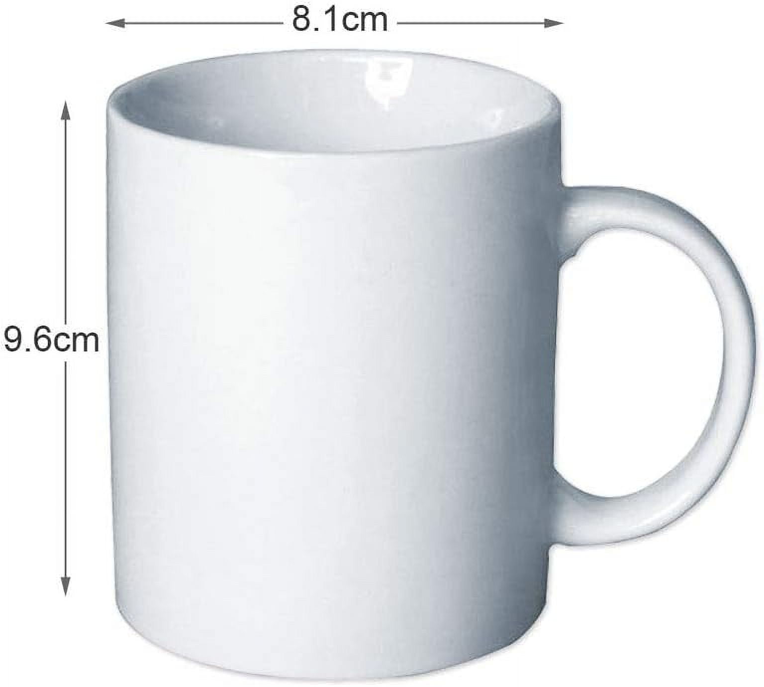 11OZ Ceramic Sublimation Mugs, 36 Pack Sublimation Blank Cups, White Coffee Mugs, ORCA Coating Grade AA Mugs for Heat Transfer Printing with White Box