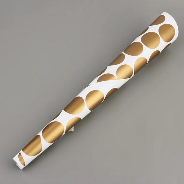 KAKOWELY De Pared Con Pegatinas Doradas De Puntos Resistentes Y Versátiles