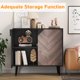 thumbnail image 3 of QinaQin Aparador buffet moderno con puertas y repisa ajustable, credenza de almacenamiento para comedor, sala o entrada, 3 of 7