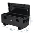 thumbnail image 6 of Heavy-Duty Truck Bed Tool Box — Large Lockable Storage Box — Side Handle — Weatherproof Black Storage Box for Pickup Trucks, Trailers, and RVs — Available in Multiple Sizes, 6 of 8