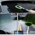 thumbnail image 6 of Windshield Cleaning Tool, GoXteam Auto Glass Cleaner Wand with Reusable Microfiber Aluminum Handle Glass Wiper Kit (3 Reusable Microfiber Pads & 1 Spray Bottle), 6 of 7