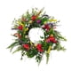 thumbnail image 1 of Corona de flores silvestres, corona Artificial, decoración del hogar, chimenea decorativa interior, escaleras, puerta delantera, corona exterior para, 1 of 9