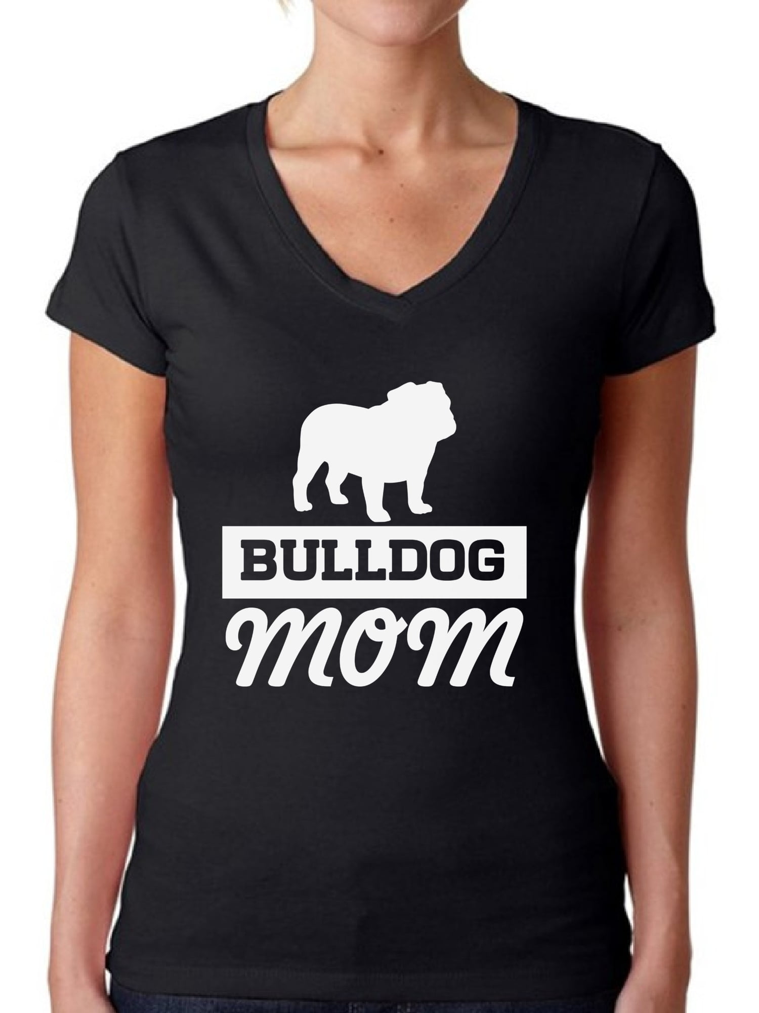 bulldog mom t shirt