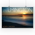 thumbnail image 2 of Wilmington, North Carolina, Pier and Sunset (9x12 Wall Art Print, Home Decor), 2 of 3