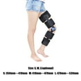 thumbnail image 2 of Attelle Immobilisatrice de Genou Réglable Premium avec Stent en Alliage d'Aluminium - Idéale pour la Récupération des Blessures Ligamentaires, la Réhabilitation Post-Chirurgicale, la Rhumatoïde et le Soutien Hyperextension - Design Ouvert, 2 of 6