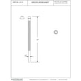 thumbnail image 4 of Westbrass 3/8" x 20" Corrugated Riser Supply Line for Faucet and Toilet, Polished Brass, 4 of 4