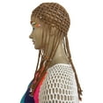 thumbnail image 4 of Douhoow Women Crochet Hats Tassel Cap Handmade Hollow Beanie Hat with Beads, 4 of 7