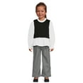 thumbnail image 2 of Wonder Nation Toddler Girls’ Holiday Vest and Pant Set, 2-Piece, Sizes 12M - 5T, 2 of 16