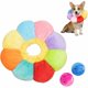 thumbnail image 1 of Collar de recuperación para gatos, collar protector ajustable, borde suave, collar protector para mascotas de diseño transpirable, girasol colorido, M, Sunny, 1 of 5