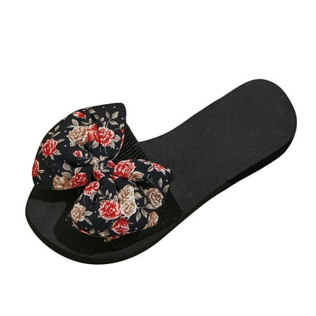 

Dtydtpe Womens Slippers House Slippers Indoor Outdoor Womens EVA Sandals Slide Beach Sandal Flower Sandals Shoes Walk Diary Slippers for Women Slipper