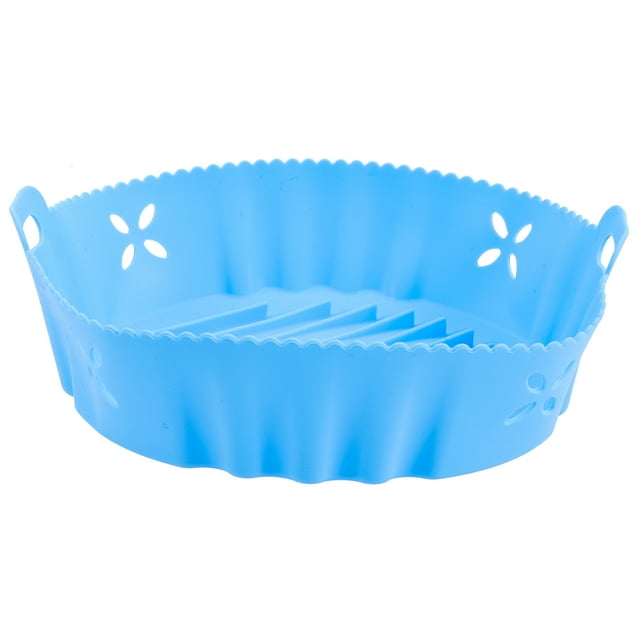 Doublure pour Friteuse à Air Chaud Casserole en Silicone pour Friteuse à Air Bol Réutilisable pour Friteuse à Air Doublure de Cuisson en Silicone Antiadhésive pour Friteuse à Air