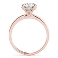 thumbnail image 2 of 2.16 Ct Wonderful Round Natural Moissanite Diamond Engagement Rings for Women Fine 14K Rose Gold, 2 of 5