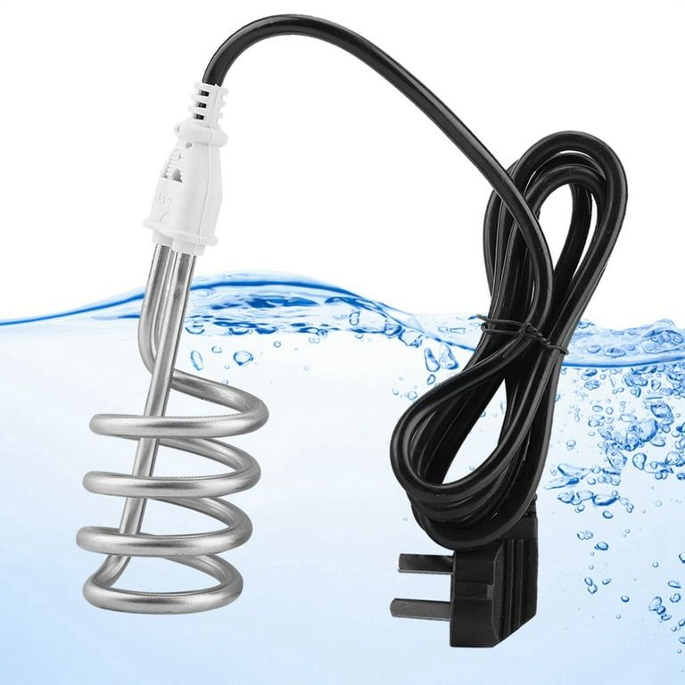 1000W Water Heater Portable Electric Liquid Immersion Element Boiler Travel  220V
