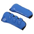 thumbnail image 3 of 2 uds botas de pierna delantera de caballo botas de tendón de caballo de carcasa de PU para saltar correr patas delanteras deportivas azules L, 3 of 5