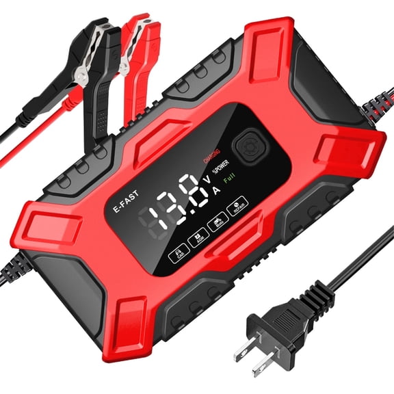 Smart 12V/6A Car Battery Charger for Truck Marine Lead Acid Automotive Boat