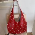 thumbnail image 6 of Hsqqdc Polka Dot Pattern Shoulder Bag, Large Capacity Casual Tote Hasp Handbag, 6 of 7