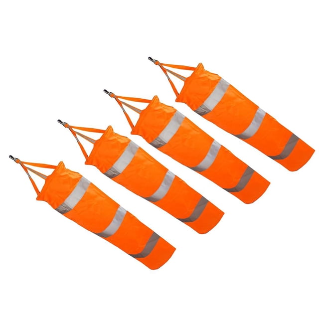 4X 30 Manga Del Parapente Del Aeropuerto de La Aviación NARANJA Color Bandera Del Del Calcetín