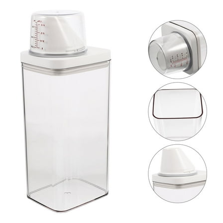 UPOUART 1Pack Airtight Food Containers for Pantry 26 5X10 5X8 5in 1500ml Plastic