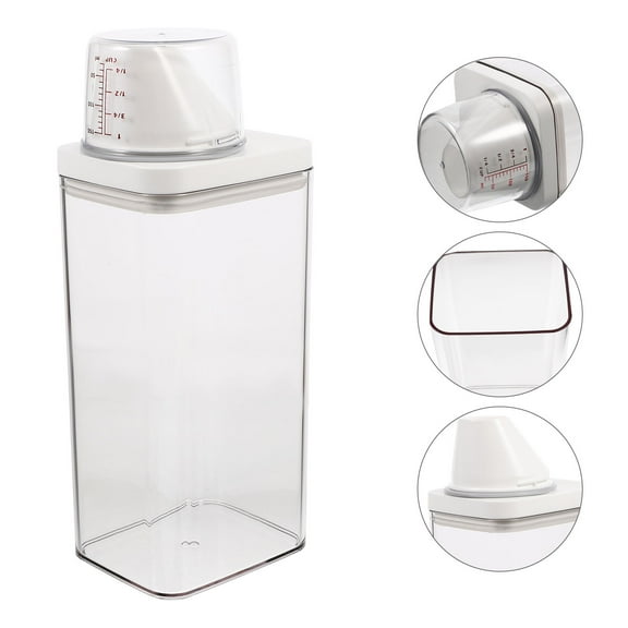 UPOUART 1Pack Airtight Food Containers for Pantry 26 5X10 5X8 5in 1500ml Plastic