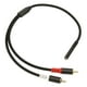 thumbnail image 3 of Cable RCA estéreo, cable de 3,5 mm a 2 RCA Cable macho hembra a RCA Cable divisor RCAY Materiales ecológicos, 3 of 8