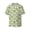 Cute Chubby Frog, variant on Cute Dogs Head Print Men's Wrinkle Free Untucked Cuban Shirt Business Casual Button Down Shirts Short Sleeve Shirt