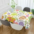 thumbnail image 5 of GZHJMY Easter Eggs Tablecloth, Rectangle Waterproof Washable Polyester Table Cover for Picnic Dinner Holiday Party Decor, 54 x 72 Inch, 5 of 7