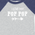 thumbnail image 4 of Inktastic I Love My Pop Pop with Arrow Boys or Girls Baby Bodysuit, 4 of 5