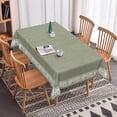 thumbnail image 5 of Sage Green Farmhouse Style Floral Rectangular Tablecloth,84x60 Inch,Waterproof Table Cover for Indoor Outdoor Dining Party, 5 of 5