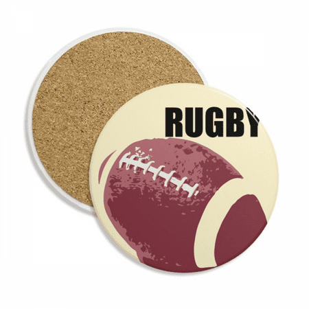

Ball National Sports Racing Coaster Cup Mug Tabletop Protection Absorbent Stone