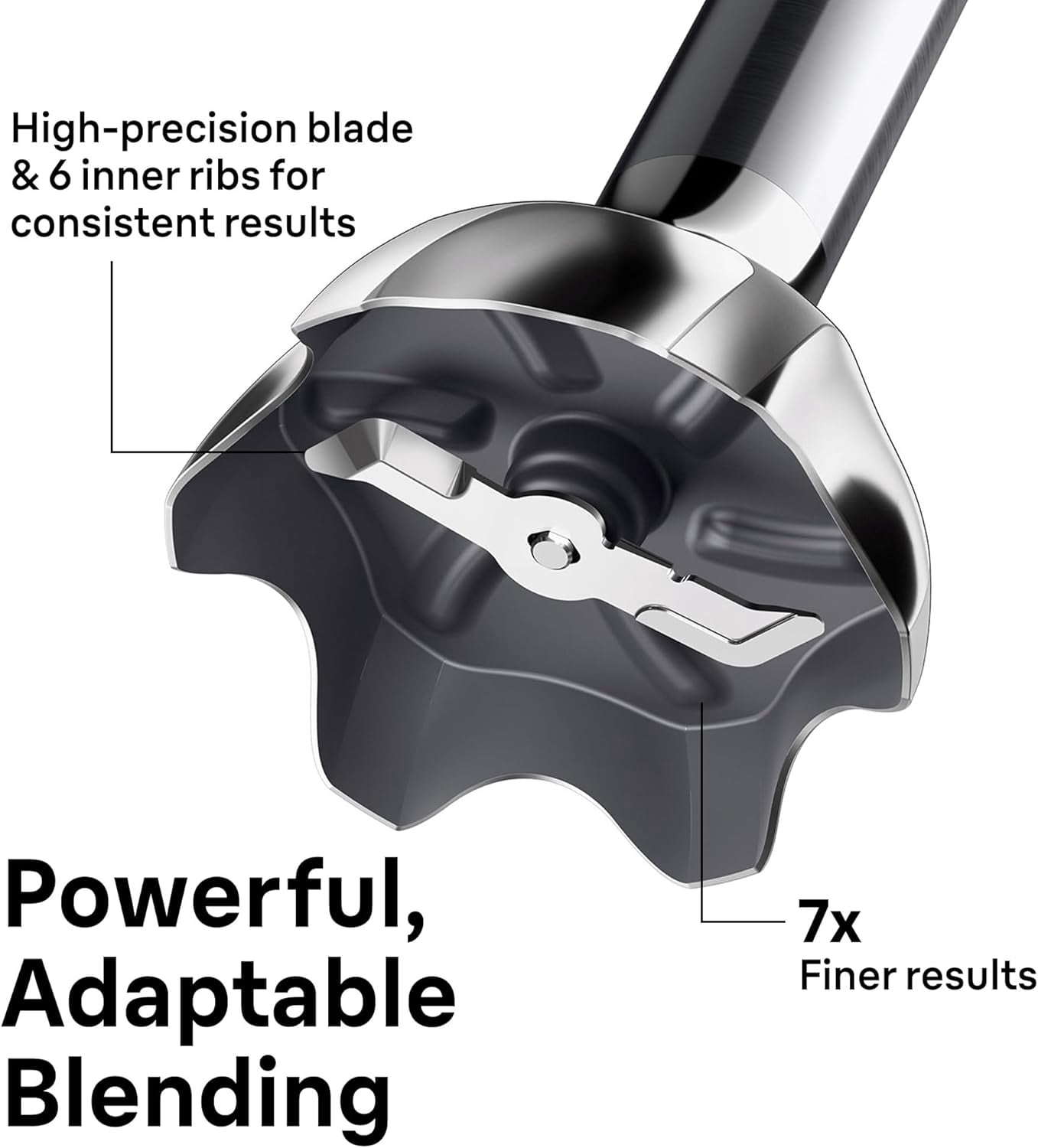 MQ50001M Vario Hand Blender – 21-Speed Immersion Blender with PowerBell VPlus, TurboBoost & EasyClick Systems for Smoothies