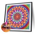 thumbnail image 1 of Cuadros Decorativos Flor de mandala floreciente figura de cristal alienígena (yk091) Sywqhk Nuevos Originales, 1 of 1