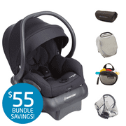 Maxi-Cosi Mico 30 Infant Car Seat Bundle with Accessory Pack, Night Black, Infant