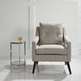 thumbnail image 4 of Uttermost Obrien Coastal Fabric Foam and Wood Armchair in Gray, 4 of 9