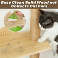 thumbnail image 4 of Coziwow Wall-Mounted 4-Tier Cat Scratching Post Cat Activity Tree with Platforms Hammock, 4 of 12