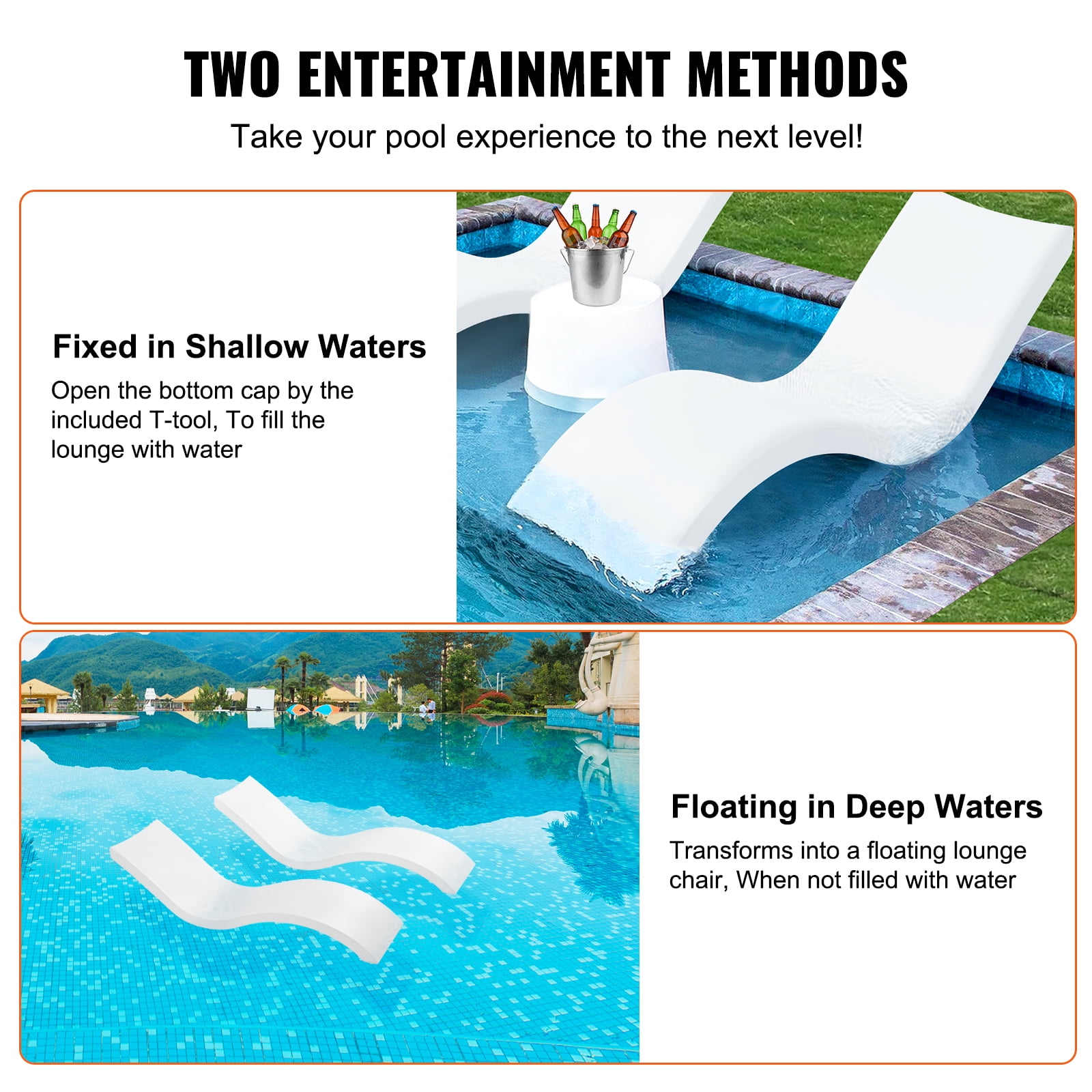 Shallow pool chair hotsell