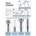 thumbnail image 6 of ZHICHUN Advanced Filtration Shower Head Turbo Pressure Flow 5 Layer Filter with Switch Control for Home and Pet Use, 6 of 6