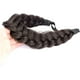 thumbnail image 1 of wonima44 DIGUAN Messy Wide 2 Strands Synthetic Hair Braided Headband Classic Chunky Plaited Braids Elastic Stretch Hairpiece Women Girl Beauty accessory, 62g/2.1 oz (Chocolate), 1 of 1