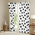 thumbnail image 3 of Homewish Teens Boys Sport Basketball Blackout Curtains Set of 2 (52x84 Each),Ball Game Window Curtains,Black White Curtains and Drapes,Breathable Home Decor, 3 of 6