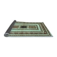 thumbnail image 2 of Ahgly Company Indoor Square Abstract Light Blue Contemporary Area Rugs, 5' Square, 2 of 4