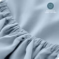 thumbnail image 6 of Bare Home Luxury 1800 Collection Fitted Sheet, Ultra-Soft, Deep Pocket, Queen, Dusty Blue, 6 of 8