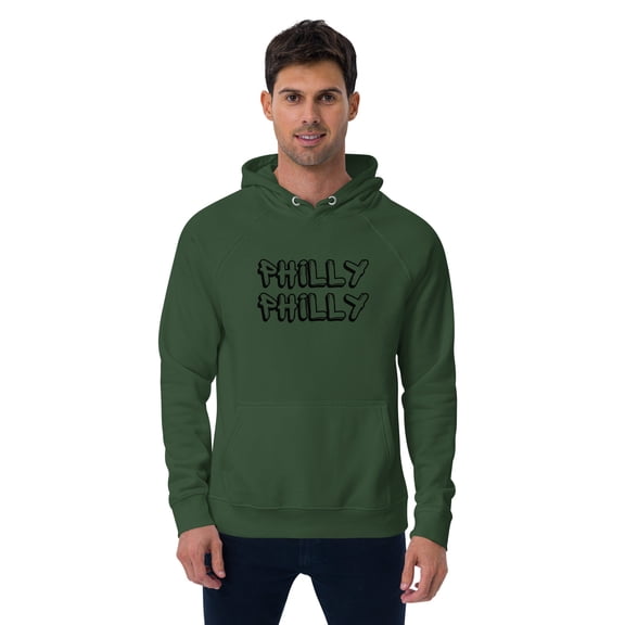 Phill Philly - Unisex eco raglan hoodie